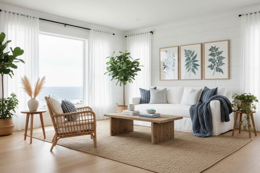 How to Create a Sophisticated Coastal Living Room