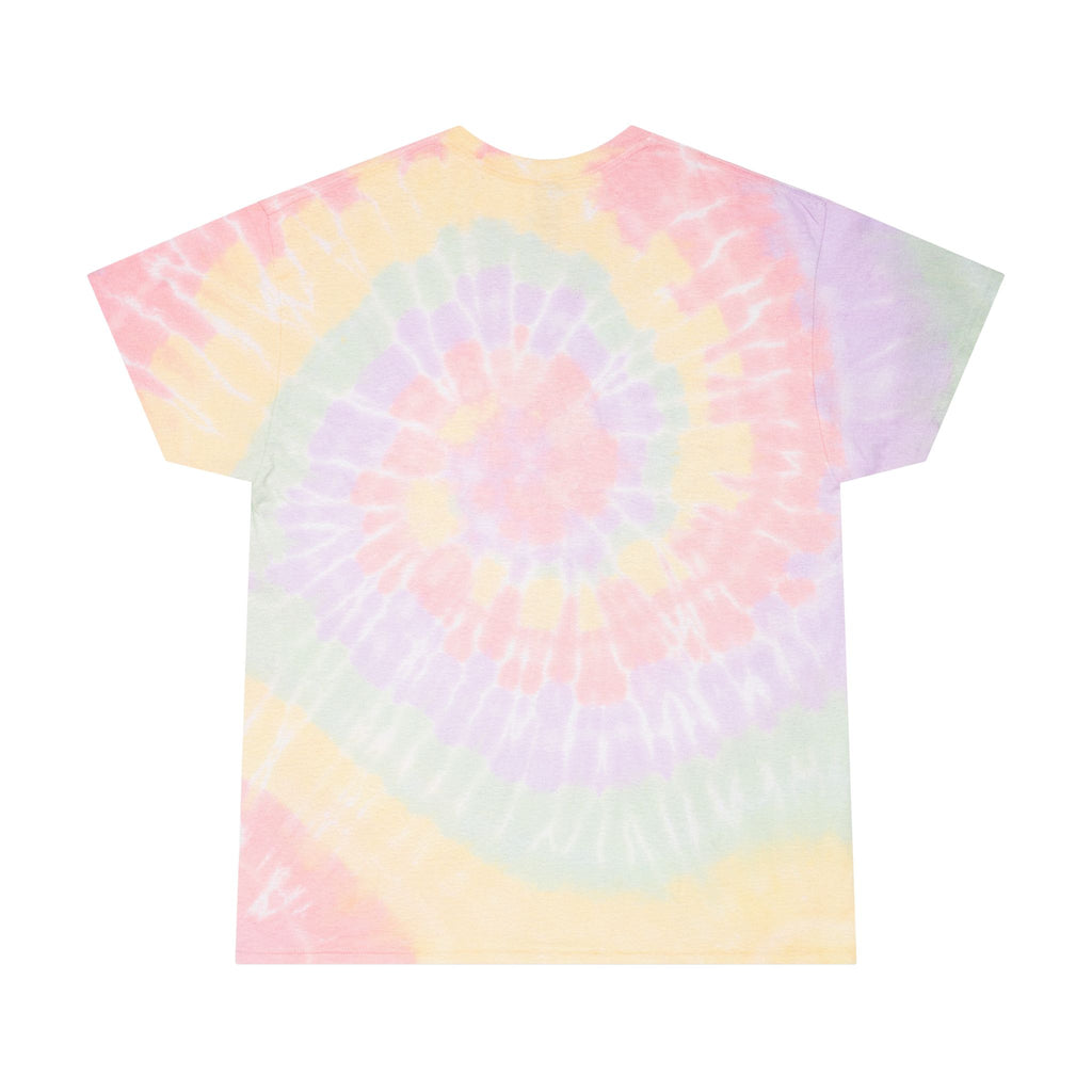 Pastel Spiral Tie-Dye T-Shirt — Pink Flamingo Graphic