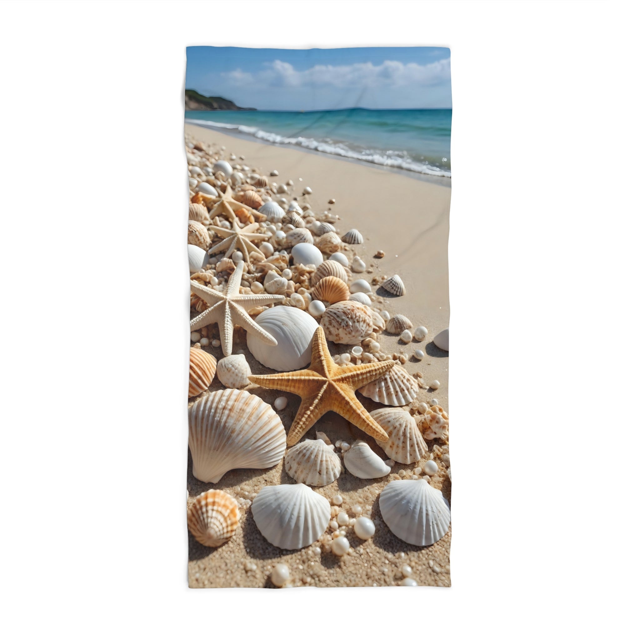 Coastal Treasures Beach Towel