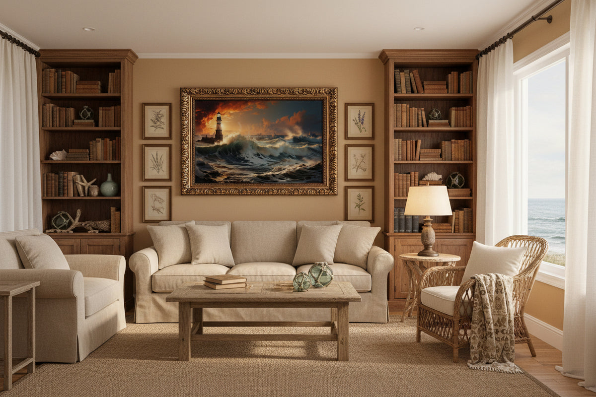 Vintage Gold Framed Canvas Wall Art | Custom 3:2 Print