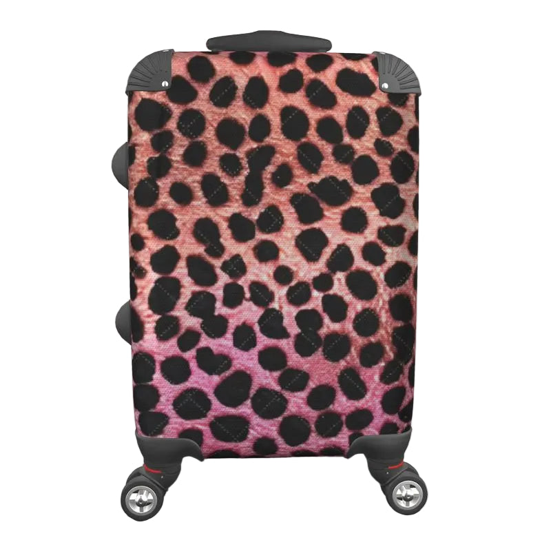 Sunset Leopard Spinner Suitcase