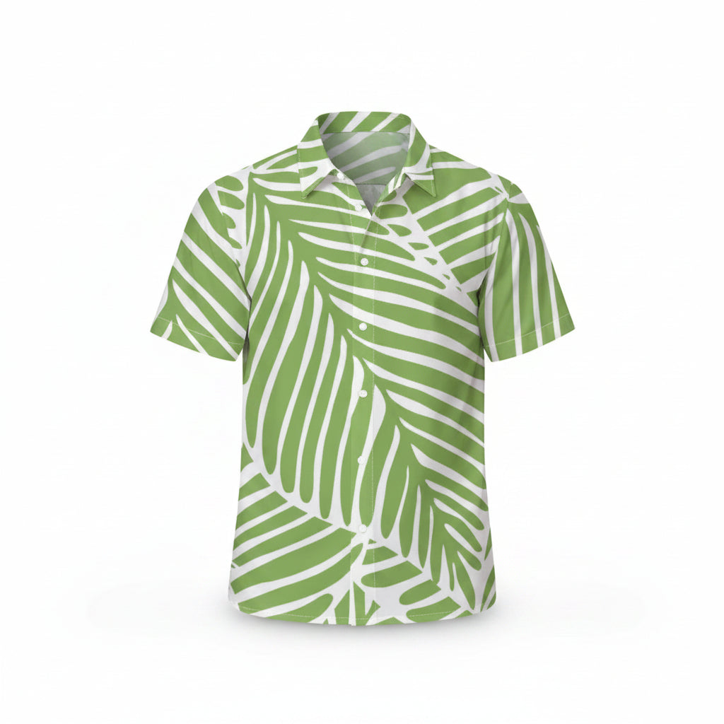 Palm Frond Short-Sleeve Shirt