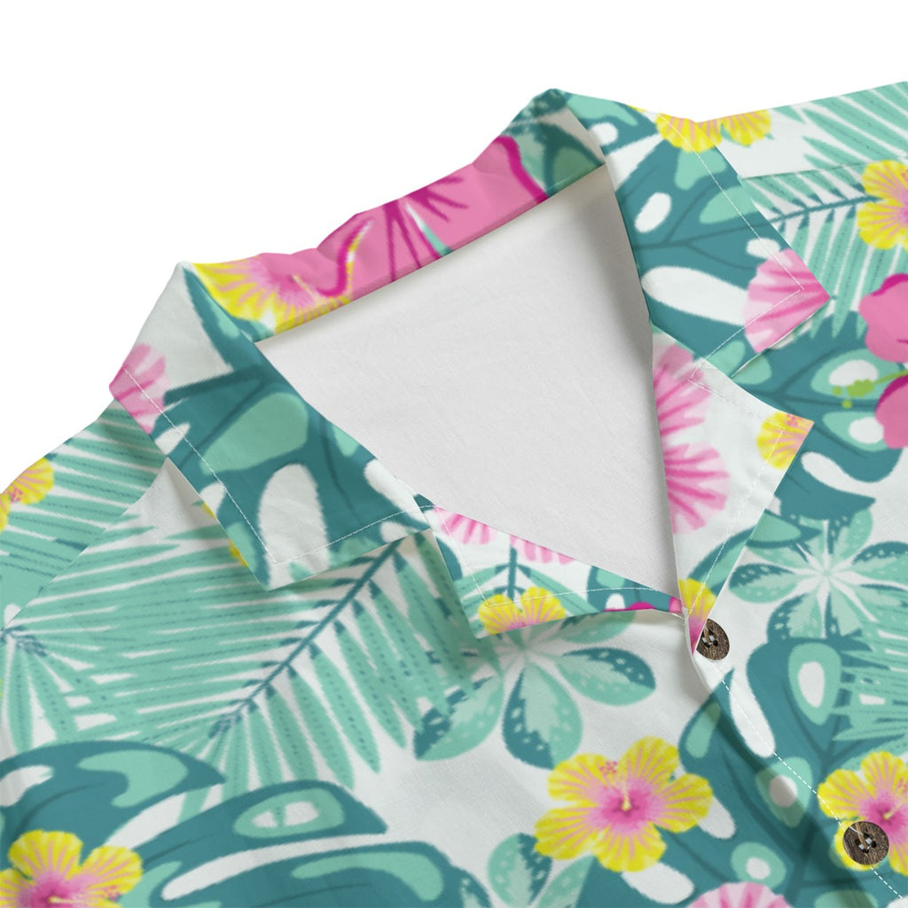 Men's All-Over Print Hawaiian Shirt | Tropical Button-Up