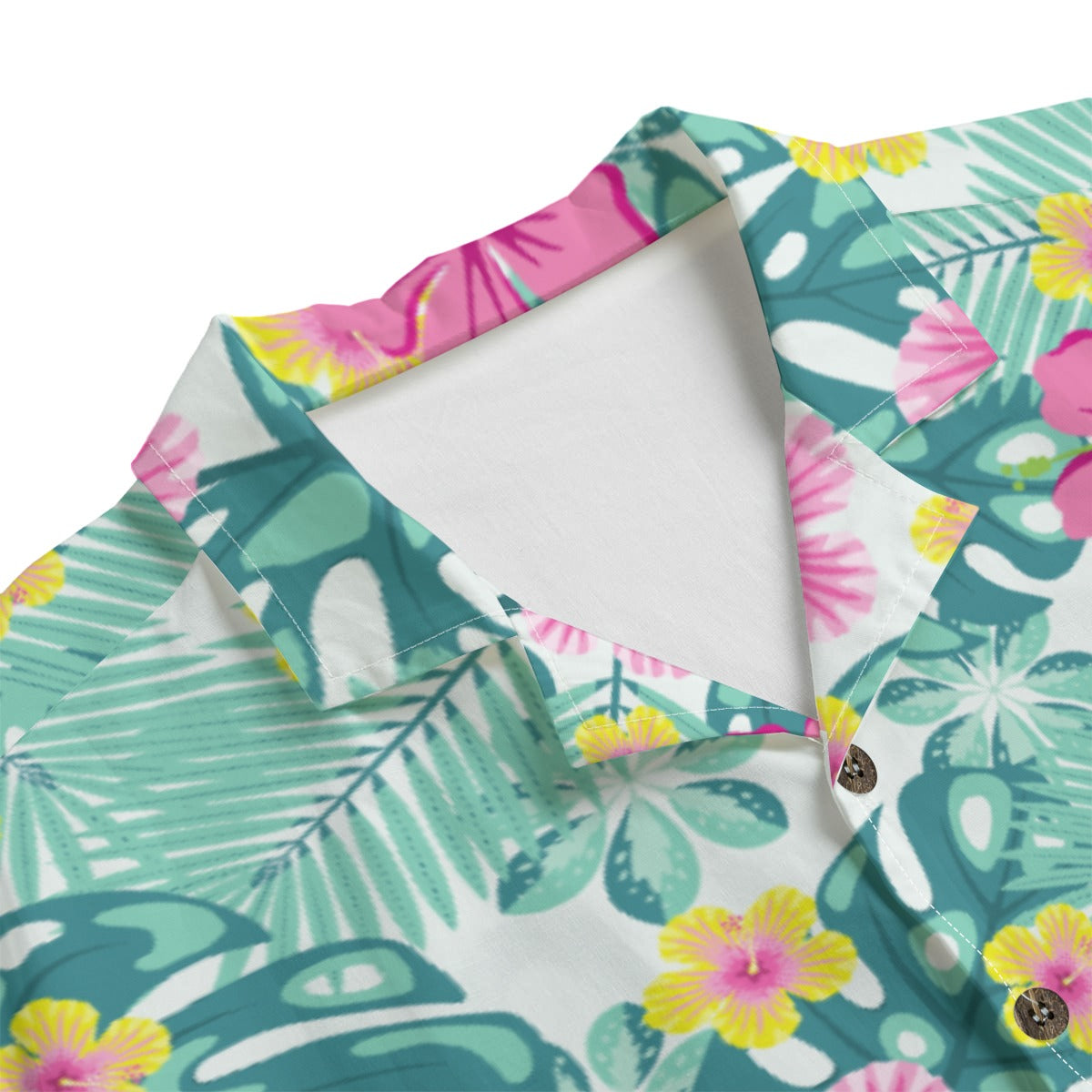 Men's All-Over Print Hawaiian Shirt | Tropical Button-Up