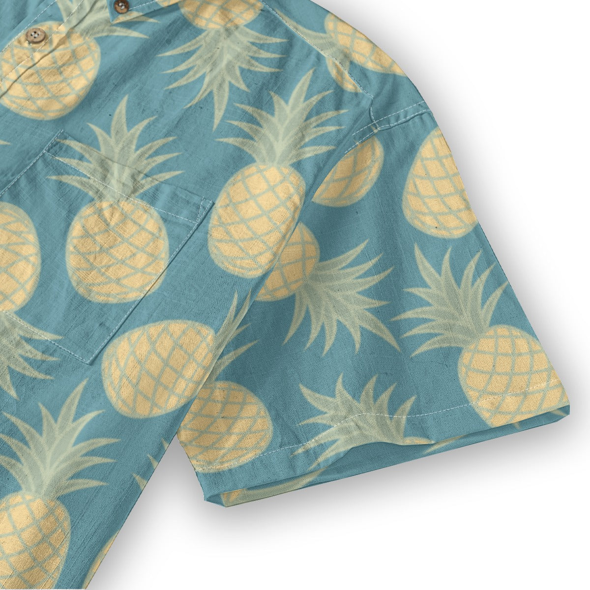 Pinneaple Tropical  Cotton Shirt