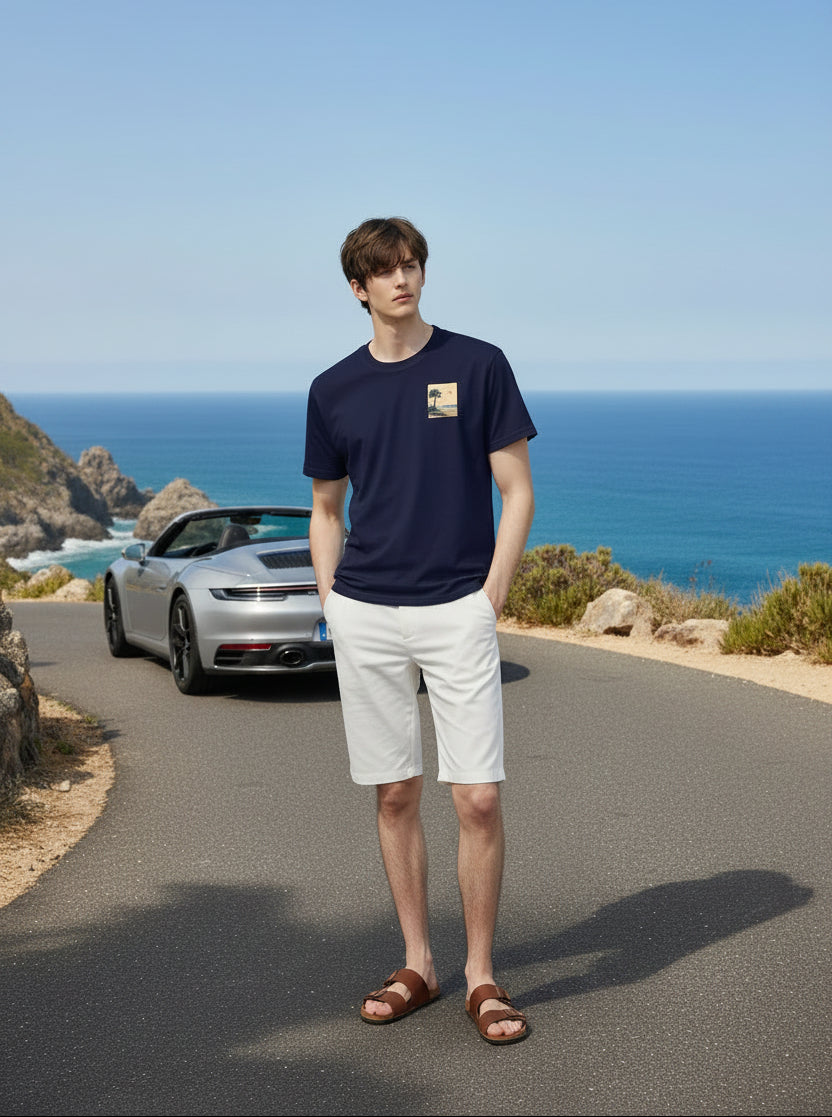 Men's Coastal Graphic Tee | Printed in USA