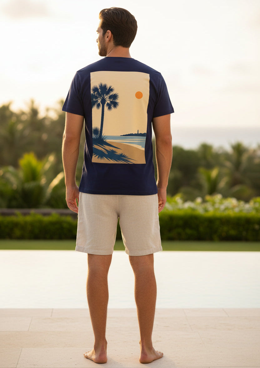 Men's Coastal Graphic Tee | Printed in USA
