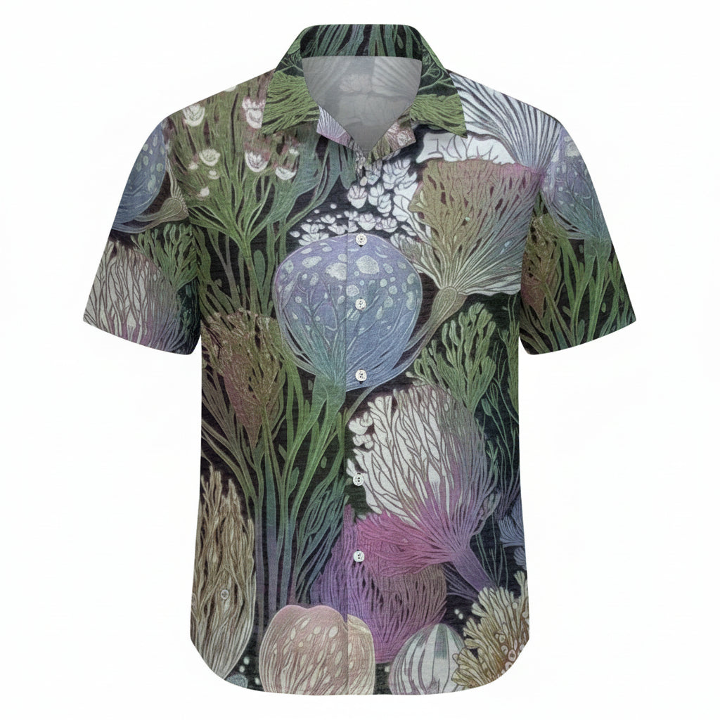 Men's Hawaiian Shirt | Cotton Poplin Resort Shirt