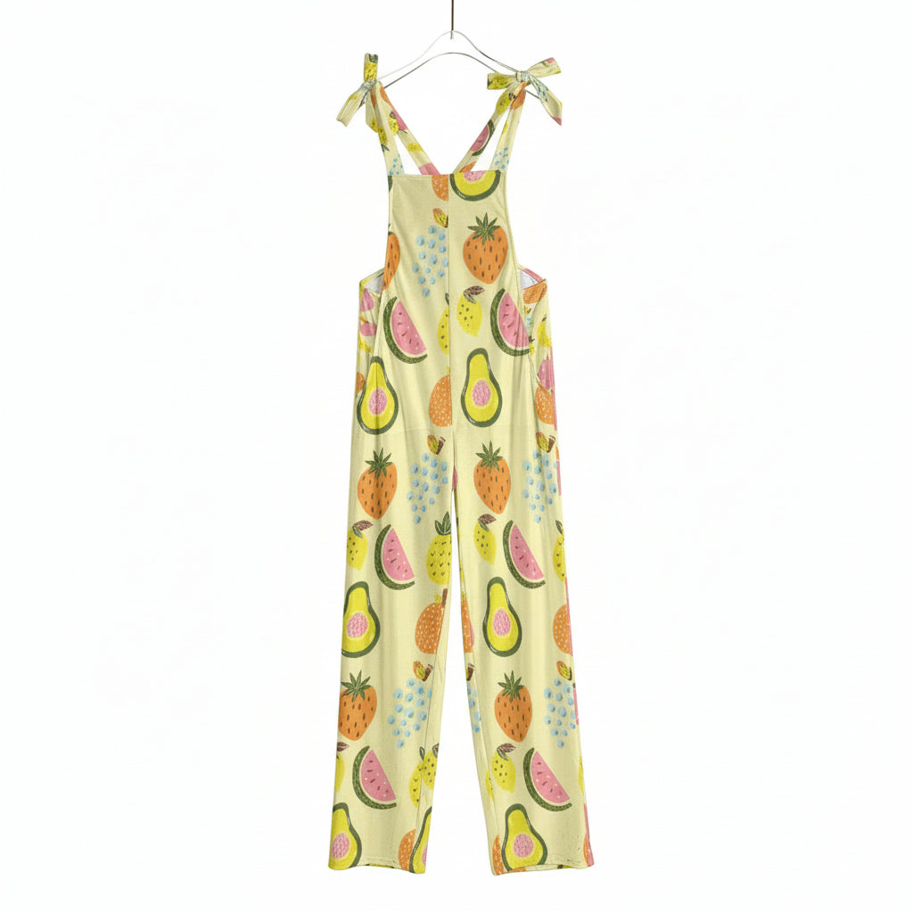 Wild Fruits Print Women's Jumpsuit