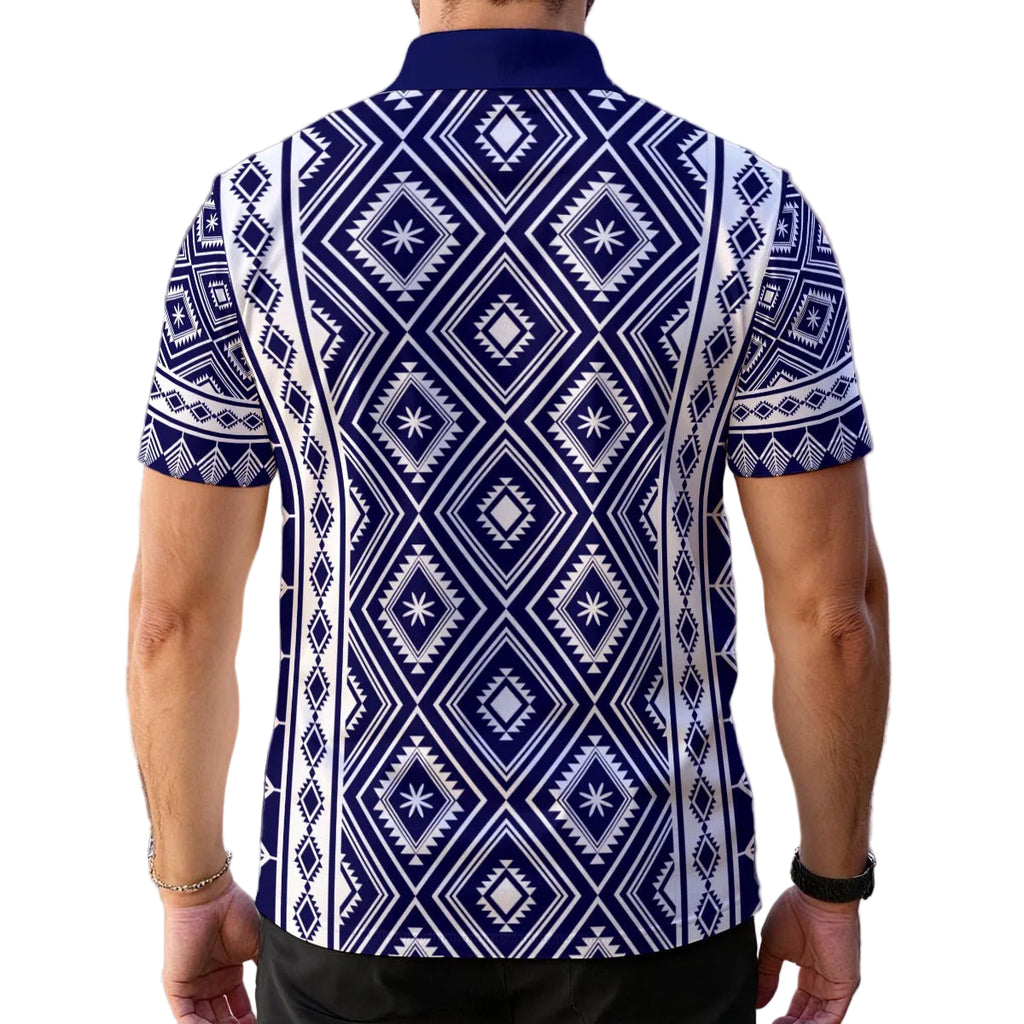 Resort Print Polo — Men's All-Over Print Vacation Shirt