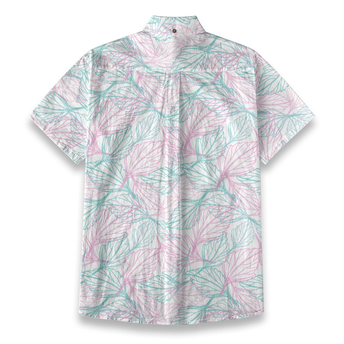 Men's Tropical Print Breathable Shirt — 140 GSM Slub Cotton