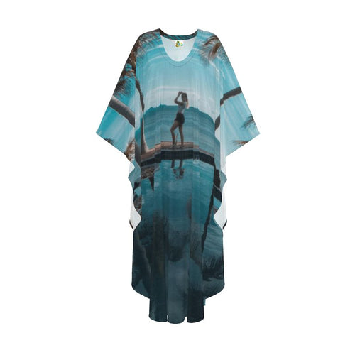 Azure Reflections Kaftan