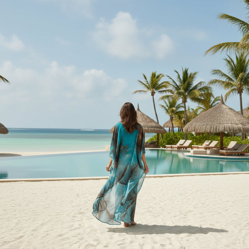 Azure Reflections Kaftan