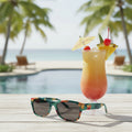 Tropical Jungle Leaf Statement Sunglasses