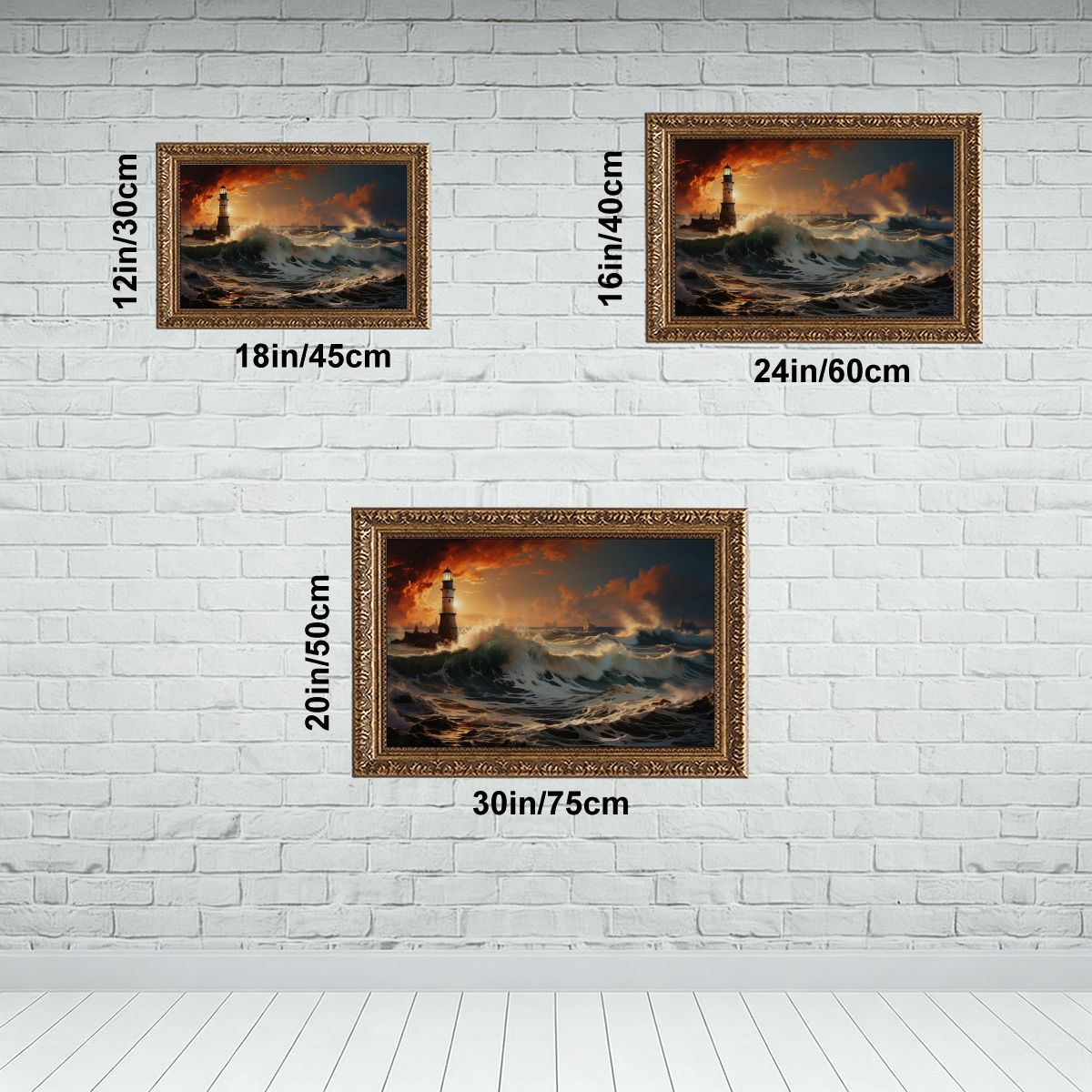 Vintage Gold Framed Canvas Wall Art | Custom 3:2 Print