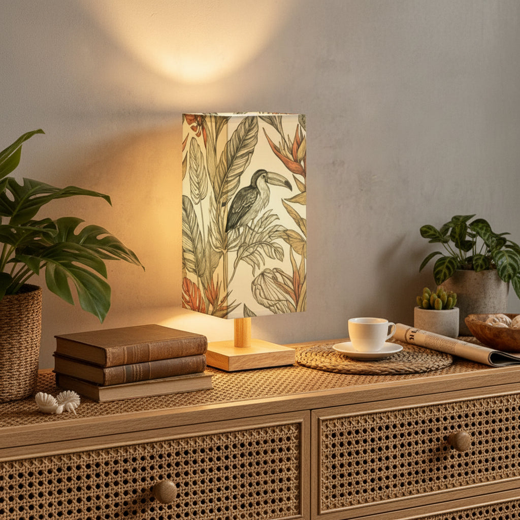 Tropical Heritage Table Lamp — Botanical Square