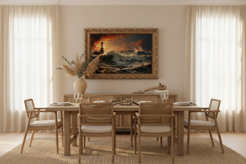 Vintage Gold Framed Canvas Wall Art | Custom 3:2 Print
