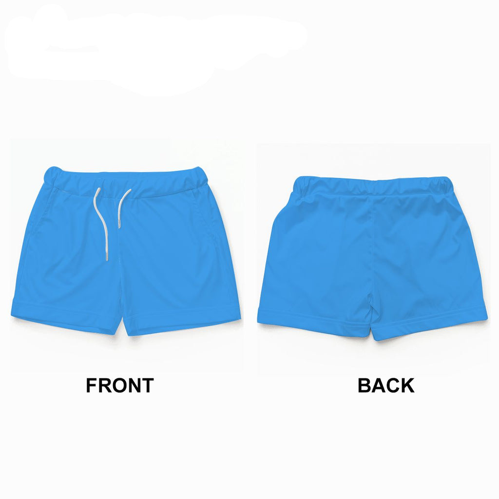 Blue Tropical Women's Beach Shorts