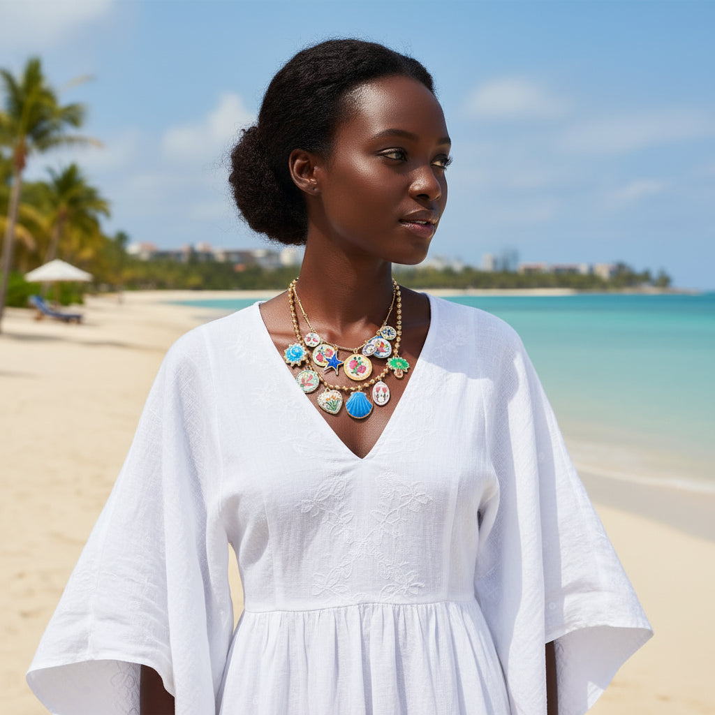 Tropical Paradise Necklace Set