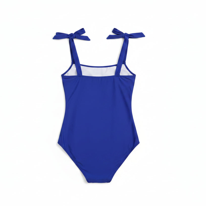 Azure Solid One-Piece Swimsuit — Plus Size