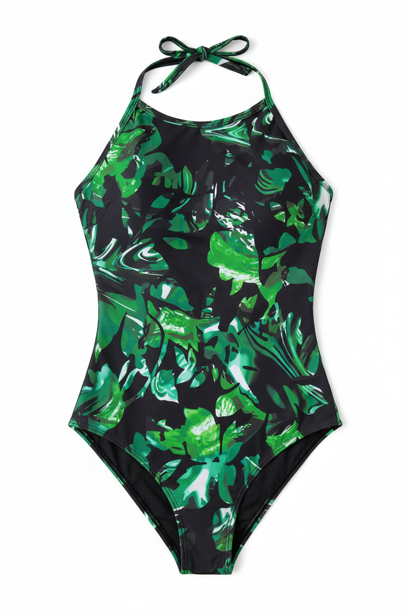 Riviera Halter One-Piece Swimsuit