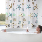 Seaside Starfish & Shell Shower Curtain