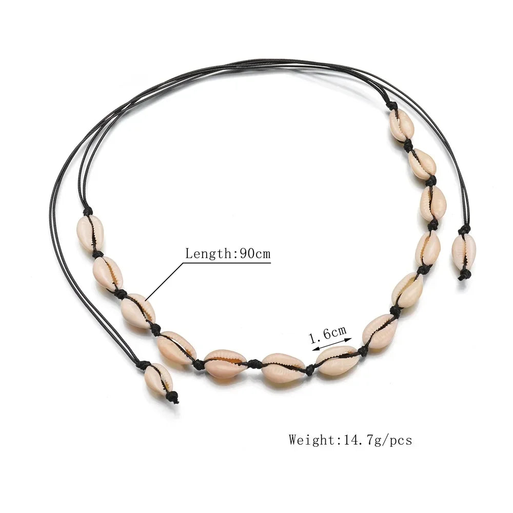 Boho Shell Choker Necklace — Women's Beach Jewelry