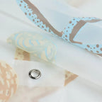 Seaside Starfish & Shell Shower Curtain