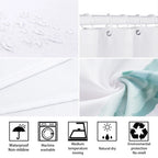 Vintage Coastal Postcard Shower Curtain