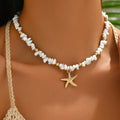 Bohemian Starfish Pendant Necklace