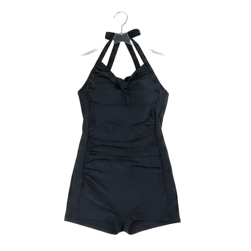 Retro One-Piece Swimsuit | Push-Up Monokini for Women