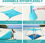 Coastal Escape Portable Beach Canopy