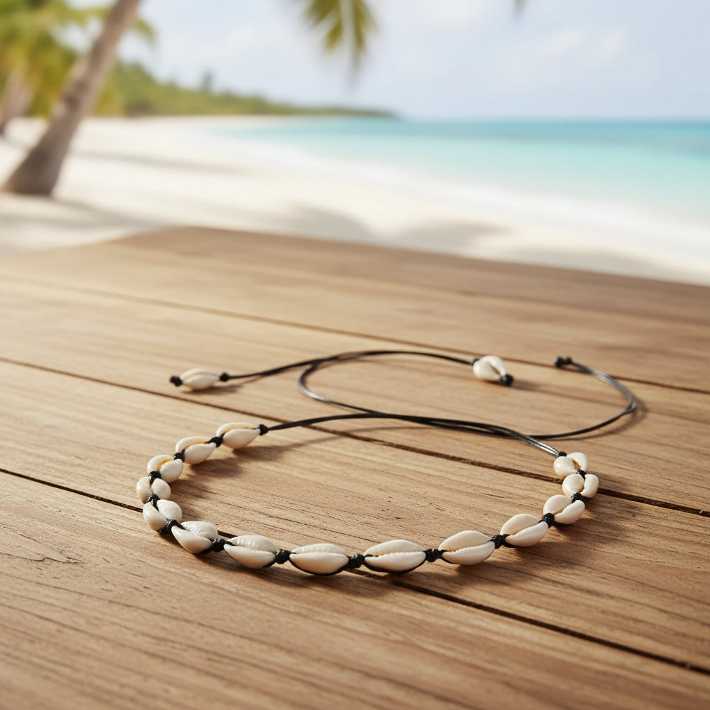 Boho Shell Choker Necklace — Women's Beach Jewelry