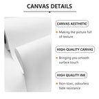 Framed Three-Panel Mural Wall Art Set (19.6" × 27.5" Each)
