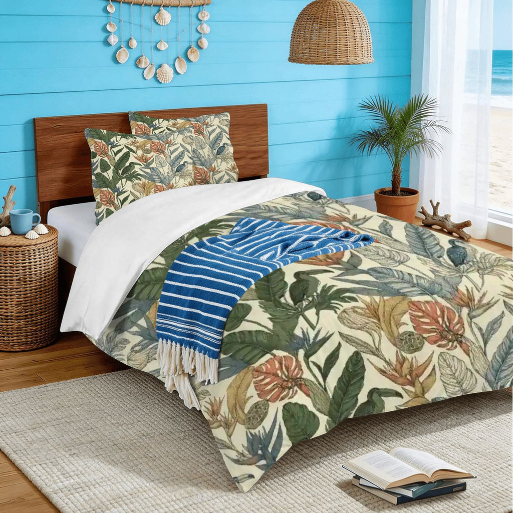 Twin Duvet Cover Set with Pillowcases, 55 x 79 in.