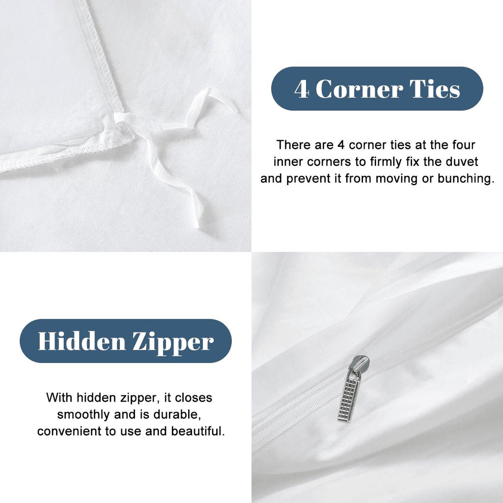 Twin Duvet Cover Set with Pillowcases, 55 x 79 in.