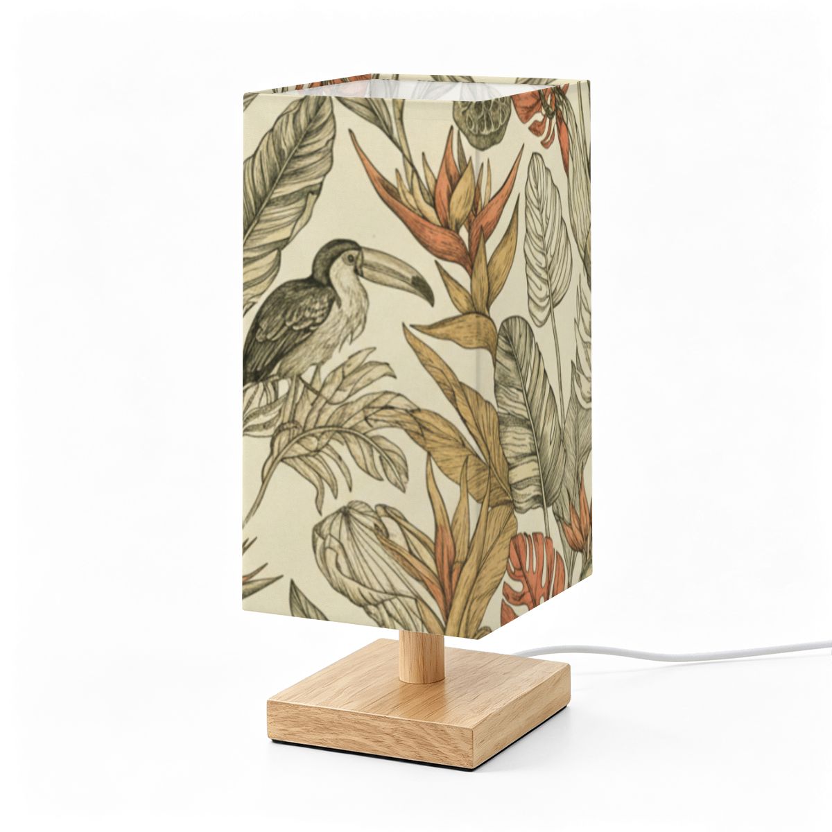 Tropical Heritage Table Lamp — Botanical Square