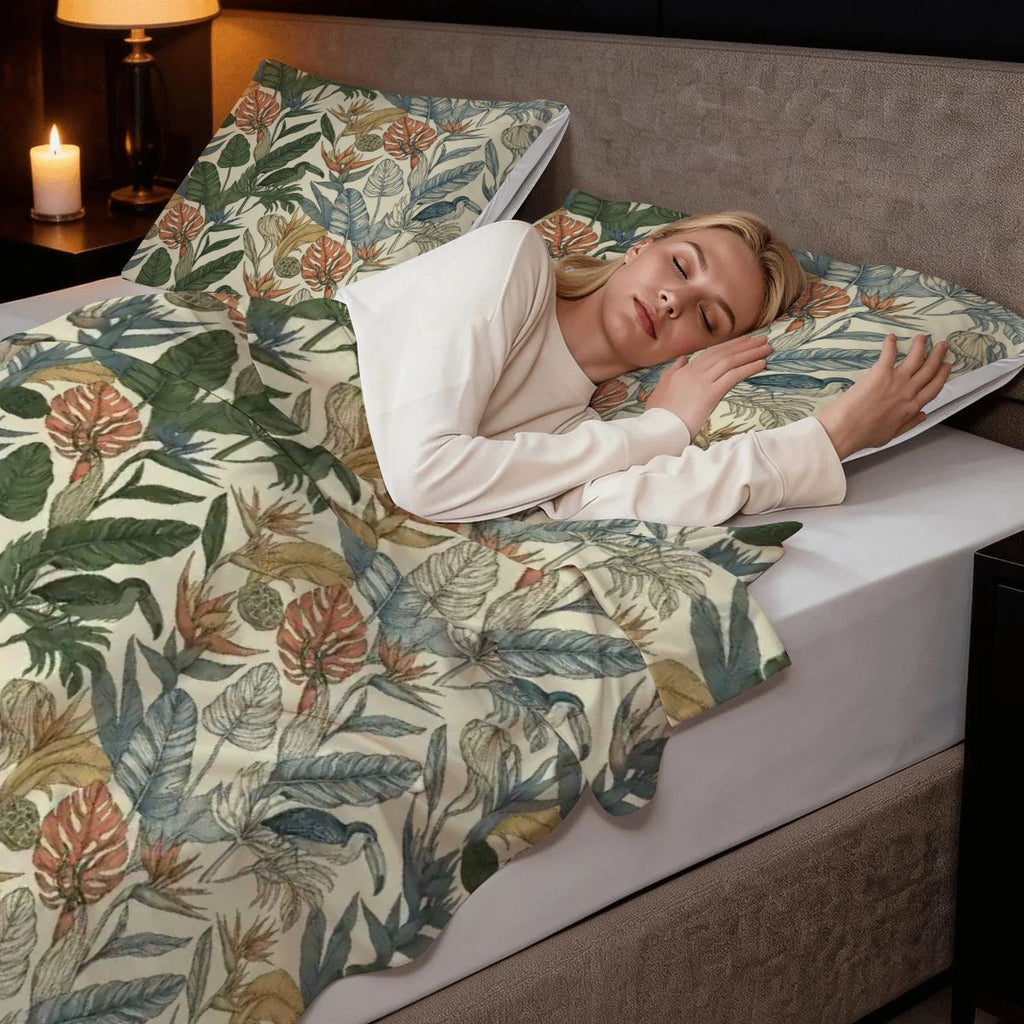 Twin Duvet Cover Set with Pillowcases, 55 x 79 in.