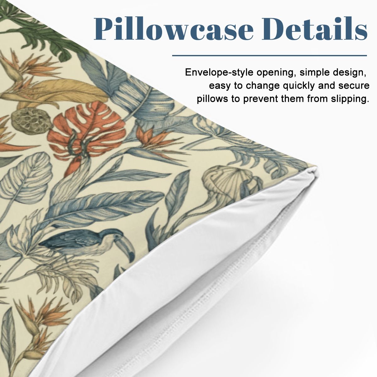 Twin Duvet Cover Set with Pillowcases, 55 x 79 in.