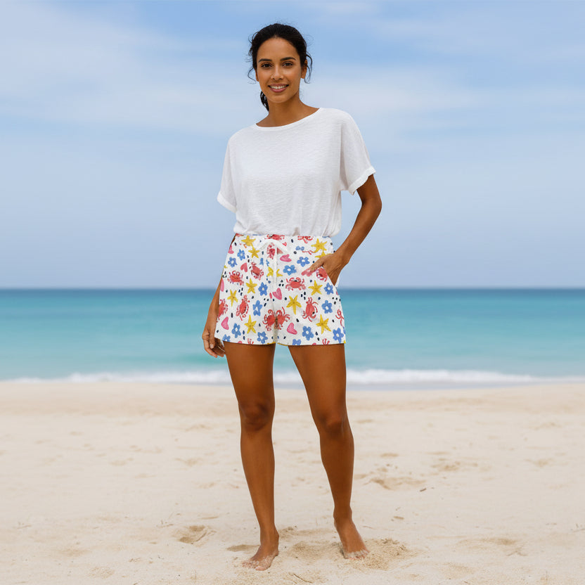 Relaxed Fit Summer Beach Shorts | Vacation Wear